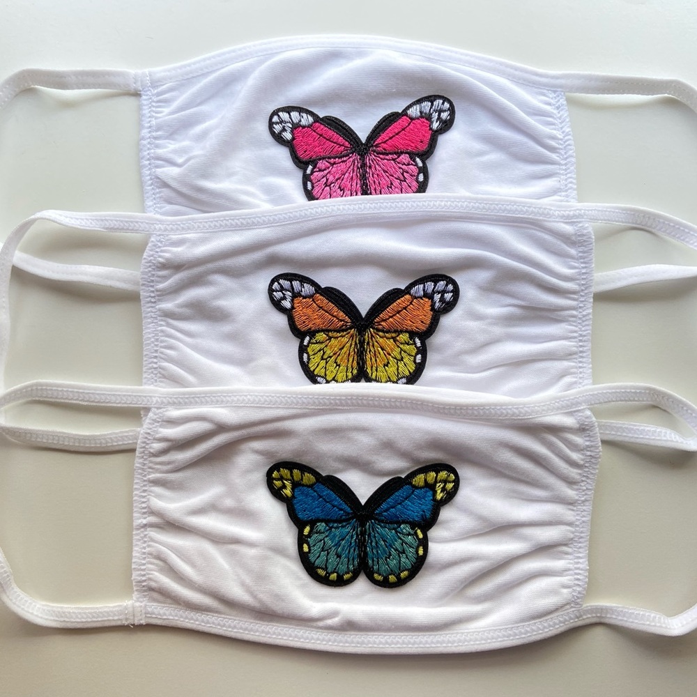 custom butterfly masks!!